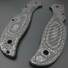Spyderco Stretch 2 XL Carbon Fibers black handle scales - Traditional / hand-painted