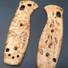 Benchmade Mini Barrage 585-02 karelian birch handle scales - Traditional / hand-painted