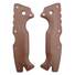 Cold Steel AD-10 Micarta Brown Burlap handle scales - Traditional / hand-painted