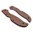 Spyderco Stretch 2 XL Micarta Brown Burlap handle scales - Traditional / hand-painted