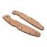 Spyderco Police 4 Lightweight Micarta Burlap handle scales - Traditional Glow / hand-painted