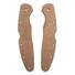 Spyderco Police 4 Lightweight Micarta Burlap handle scales - Traditional Glow / hand-painted