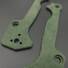 Cold Steel AD-15 Micarta Green handle scales - Traditional / hand-painted