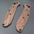Benchmade Mini Osborne 945 walnut handle scales - Traditional / hand-painted
