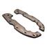 Cold Steel Voyager Extra Large walnut handle scales - Traditional Dark / hand-painted