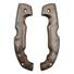 Cold Steel Voyager Extra Large walnut handle scales - Traditional Dark / hand-painted