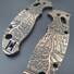 Spyderco Manix 2 Lightweight maple handle scales - Vegvisir V2 / hand-painted