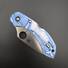 Spyderco Dragonfly 2 G10 Off White handle scales - Whale / hand-painted