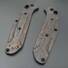 Benchmade Mini Osborne 945 walnut handle scales - Wood Bark V2 Dark / hand-painted
