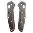 Benchmade Mini Osborne 945 walnut handle scales - Wood Bark V2 Dark / hand-painted
