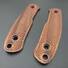 Kizlyar Asket walnut handle scales - Classic V2 / hand-painted