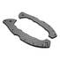 Cold Steel Talwar 5.5 maple handle scales - Dragon Scales Black / hand-painted