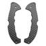 Cold Steel Talwar 5.5 maple handle scales - Dragon Scales Black / hand-painted