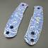 Kizlyar Asket maple handle scales - Japan Wave / hand-painted