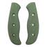 Spyderco Mule Team/2 Micarta Green handle scales - Rhombus / hand-painted