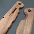 Cold Steel Luzon Large walnut handle scales - Traditional / hand-painted