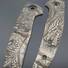 Reate J.A.C.K. maple handle scales - Yin Yang Dragon / hand-painted