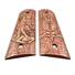 1911 Full-Size Magwell Maple Grips - Quis Ut Deus Cherry / Hand-painted