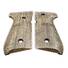 Beretta 92 Full-Size Maple Grips - Strength And Honor / Hand-painted