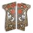 Beretta 92S maple grips - Skull Rose / hand-painted