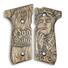 Beretta 92 full-size maple grips - God Save Gangsters / hand-painted