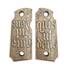 Kimber Micro 380 maple grips - Quis Ut Deus V3 / hand-painted