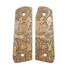 Ruger Mark III 22/45 maple grips - Skull Snake / hand-painted