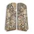 1911 compact-size Officers maple grips - Treasure Map / hand-painted