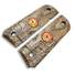 1911 Full-Size Maple Grips - Skull Eye / Hand-painted