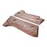 Beretta 92S Maple Grips - Beretta Logo Dark Cherry / Hand-painted