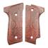 Beretta 92S maple grips - Beretta Logo Dark Cherry / hand-painted