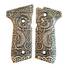 Beretta 92 full-size maple grips - Celtic Gates / hand-painted