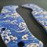 Spyderco Tenacious maple handle scales - Japan Wave / hand-painted
