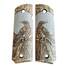 1911 full-size maple grips - Moon Raven / hand-painted