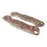 Spyderco Para Military 2 lefty maple handle scales - Sakura / hand-painted