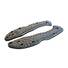 Spyderco Delica 4, Lil' Matriarch maple handle scales - Shark Teeth Black / hand-painted
