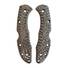 Spyderco Delica 4, Lil' Matriarch maple handle scales - Shark Teeth Black / hand-painted