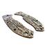 Spyderco Tenacious maple handle scales - Skeleton / hand-painted