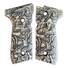 Beretta 92 full-size maple grips - Skull Snake / hand-painted