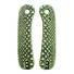 Knafs Lander maple handle scales - Snake Skin Green / hand-painted