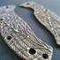 Spyderco Tenacious maple handle scales - Spider Web / hand-painted