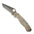 Spyderco Para Military 2 maple handle scales - Stone Bricks Grey / hand-painted