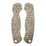 Spyderco Para Military 2 maple handle scales - Stone Bricks Grey / hand-painted