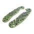 Ontario RAT-1 maple handle scales - Wild Thickets Green / hand-painted