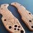 Wood Bark (3166) - Spyderco Delica 4, Lil' Matriarch Knife Scales by Svechnikov Knives