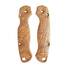 Spyderco Para Military 2 maple handle scales - Wood Bark (3166) / hand-painted