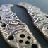 Celtic Heart - Spyderco Delica 4, Lil' Matriarch Knife Scales by Svechnikov Knives