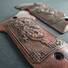 Smith And Wesson 22 Victory Maple Grips - Chinese Dragon V2 Dark Cherry / Hand-painted
