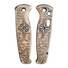 Benchmade Composite Lite Auto 4300 maple handle scales - Compass / hand-painted