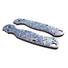 Spyderco Para Military 2 maple handle scales - Japan Wave / hand-painted